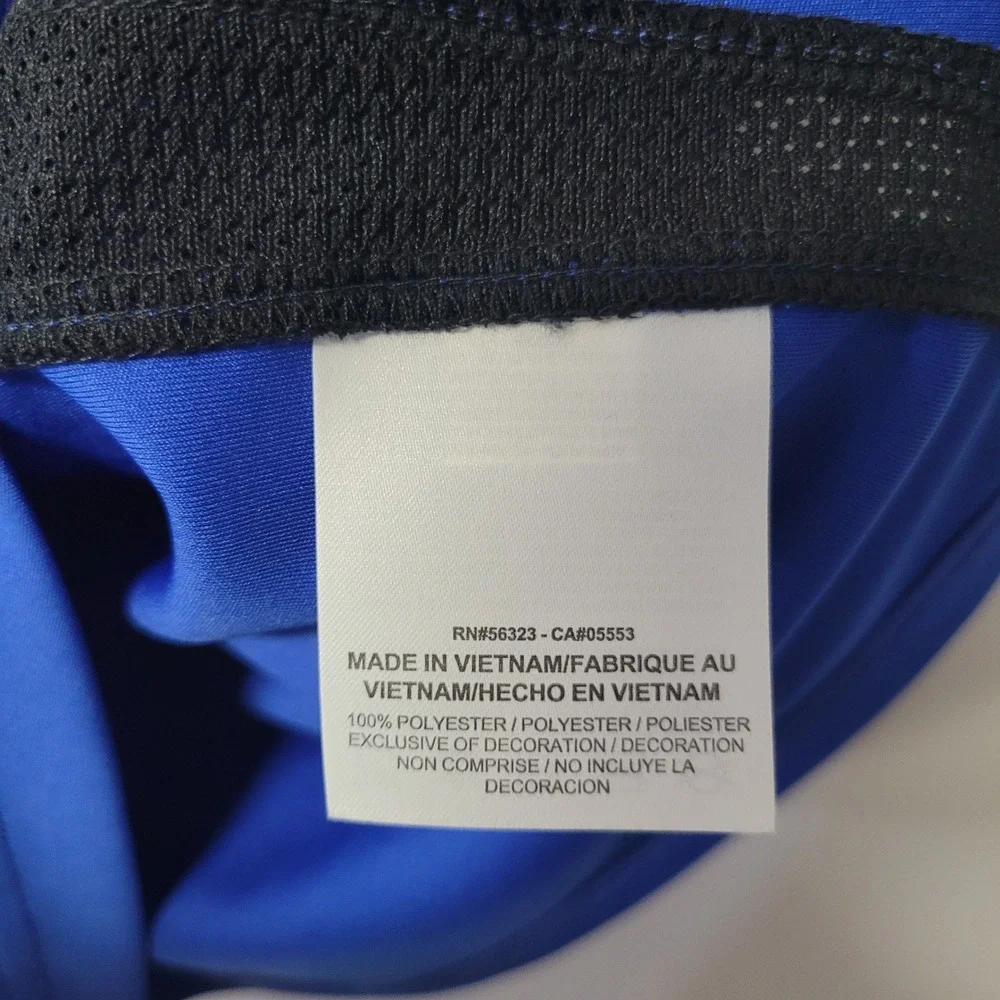 Nike Boys Dri-FIT Training Long‎ Sleeve Shirt Blue Black 888134-480 Sz Large NWT